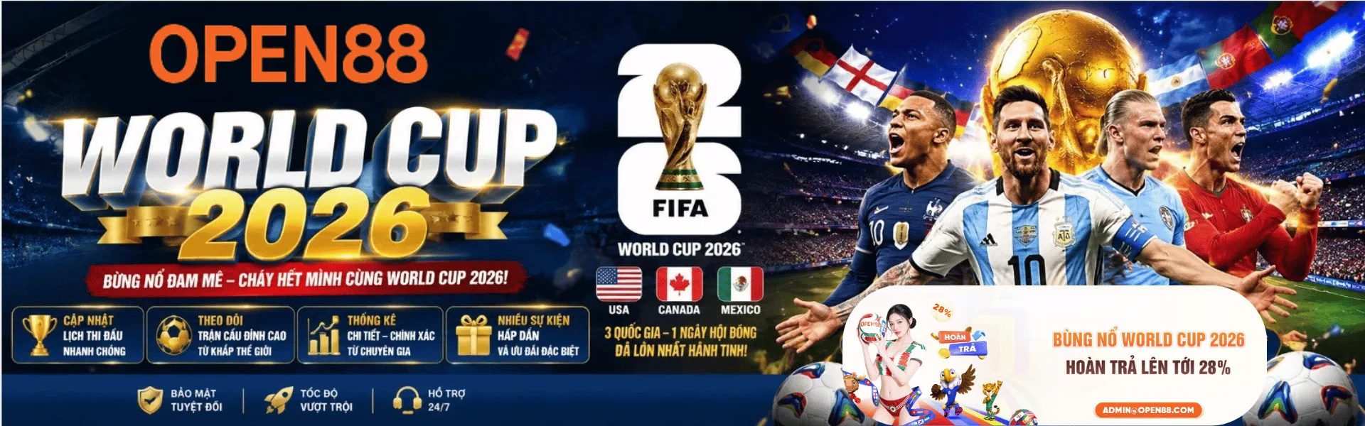 Cùng OPEN88 chào đón WC2026